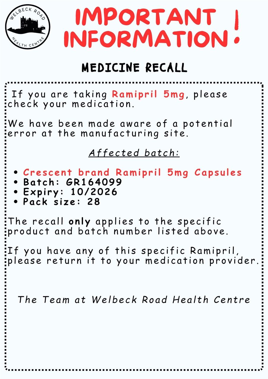 Medicine Recall March 2026
