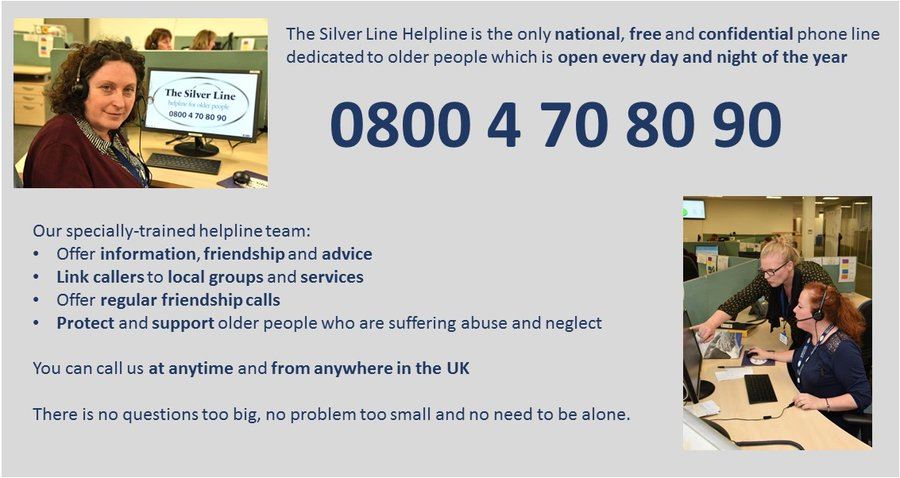 The SilverLine Helpline For Older People