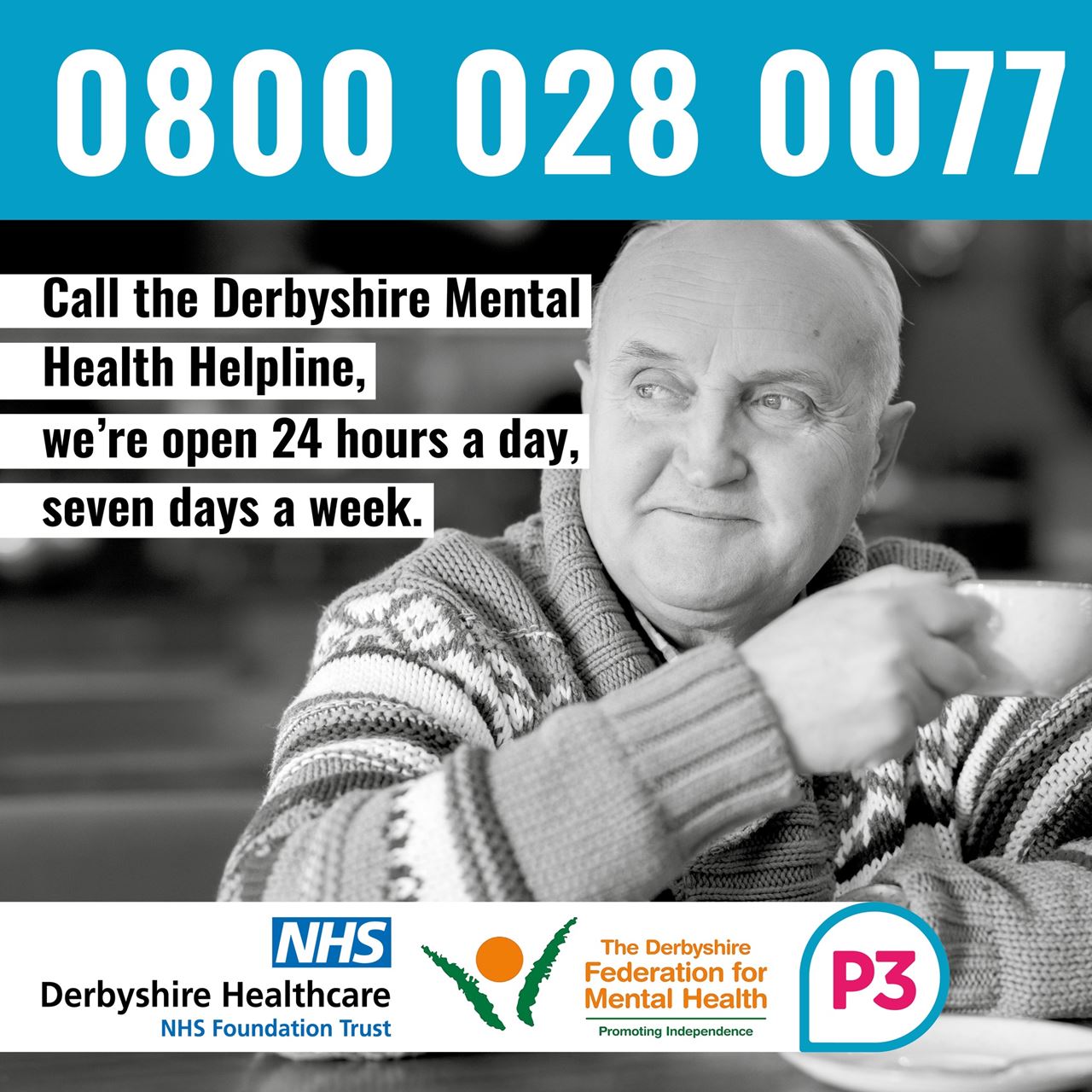 Derbyshire Mental Health Helpline 24/7