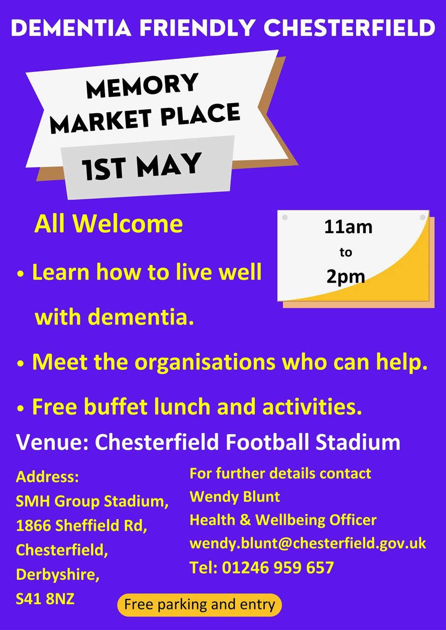 Dementia Friendly Chesterfield Group Meeting